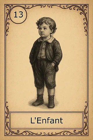 Carte 13 - Enfant du Petit Lenormand