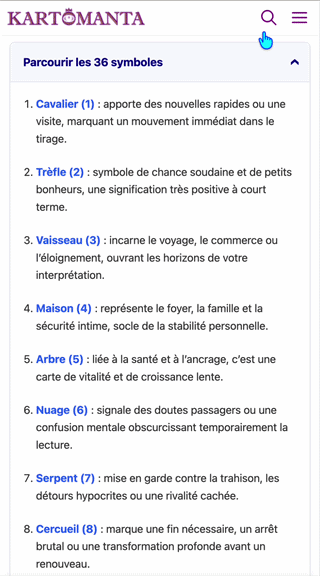Démo navigation rapide